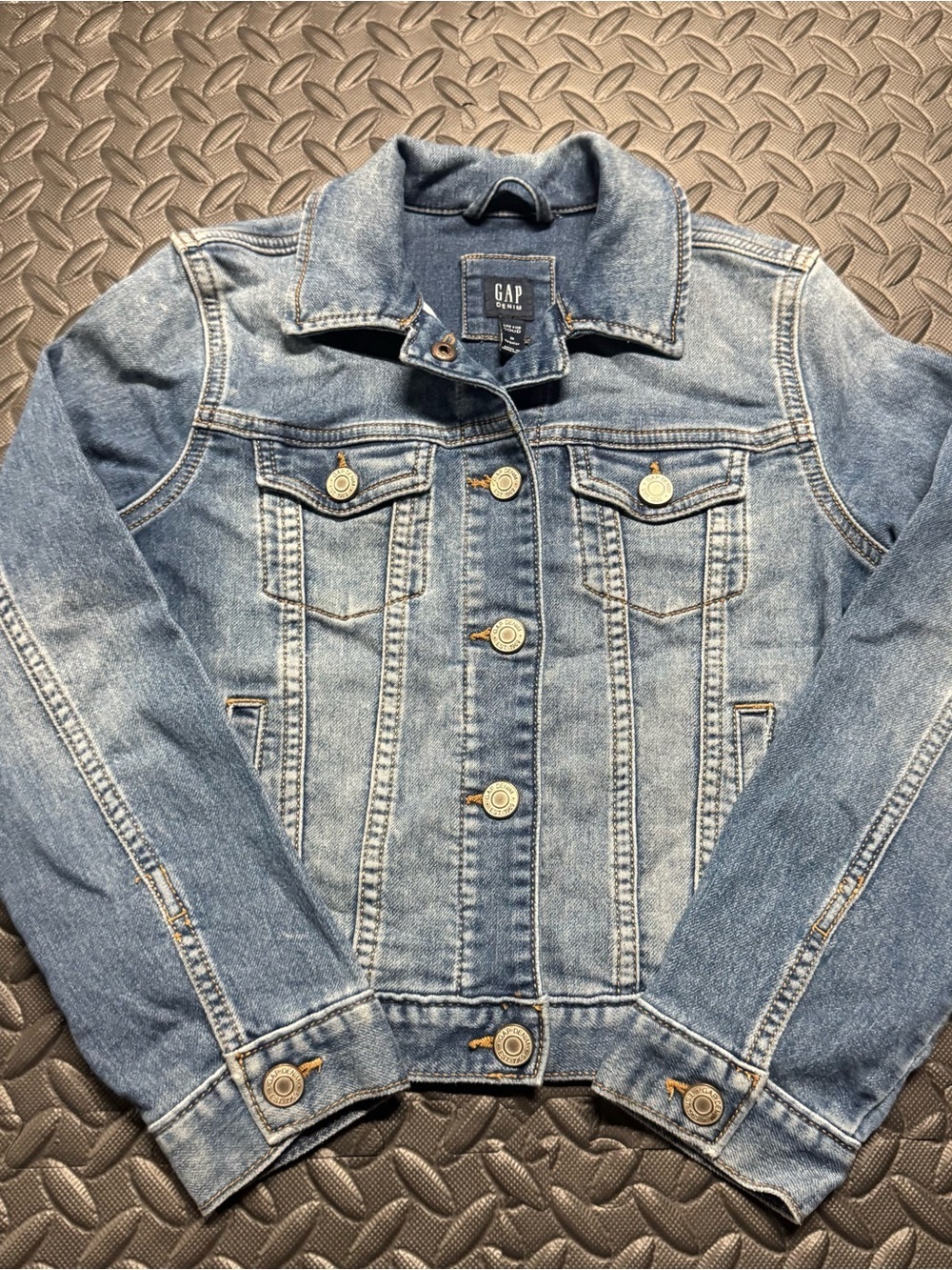 GAP Denim kids Medium Wash Jean Jacket Size Medium Regular - Picture 3 of 12
